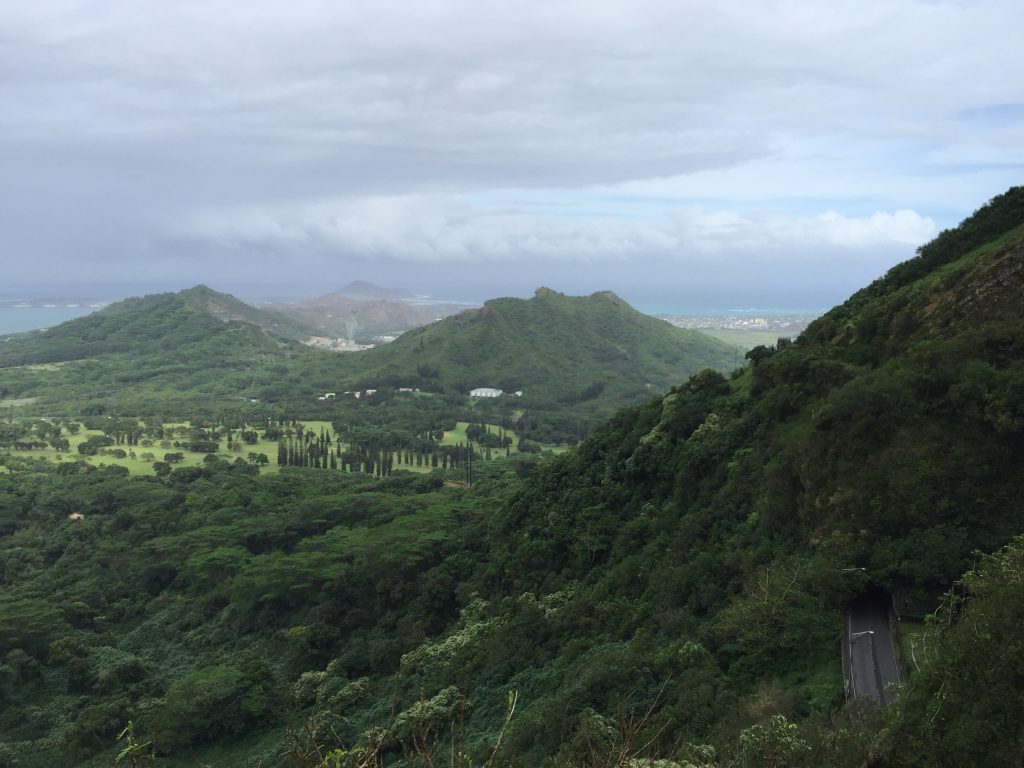 ハワイ 観光スポット ヌアヌ パリ展望台 の強風さはハンパなかったです Hawaii Memo