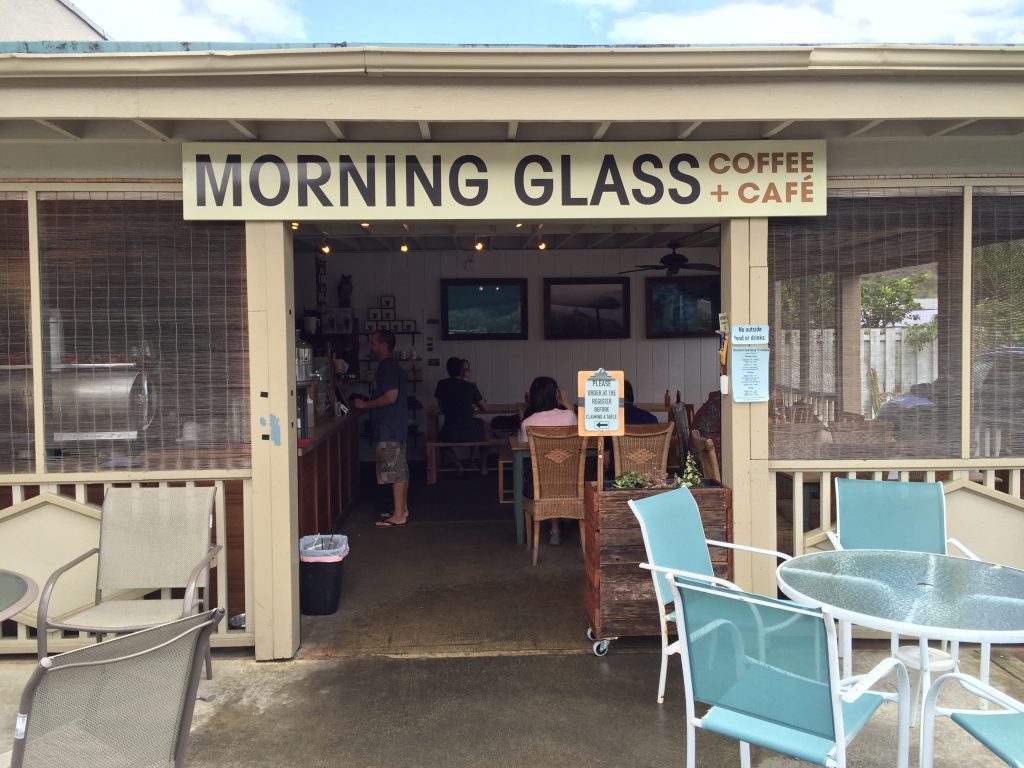 ハワイにあるMorning Glass Coffee + Cafeの外観